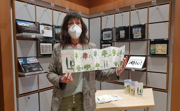 Correos presenta en Burgos la Guía de árboles del Camino en la que destaca Montes de Oca y Atapuerca