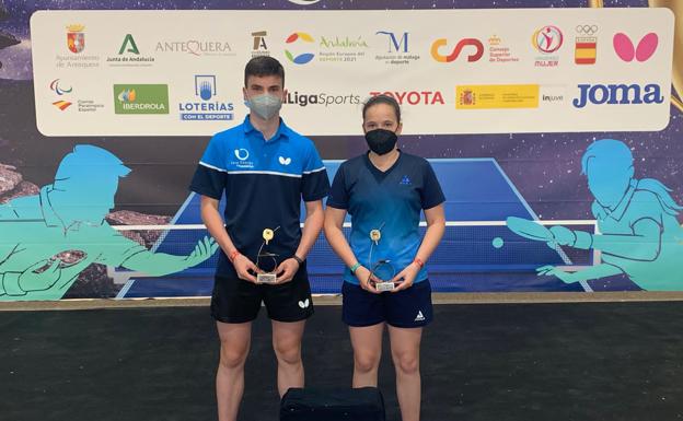 Los hermanos Berzosa, Oro y Bronce en el Campeonato de España de tenis de mesa