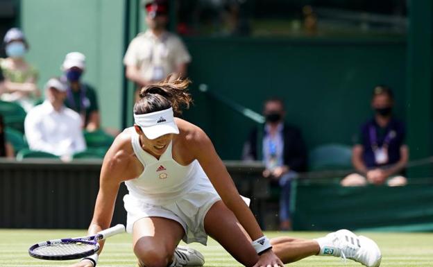 Muguruza se desintegra ante Jabeur