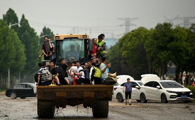 En tres días llovió el equivalente a un año en la región china de Henan
