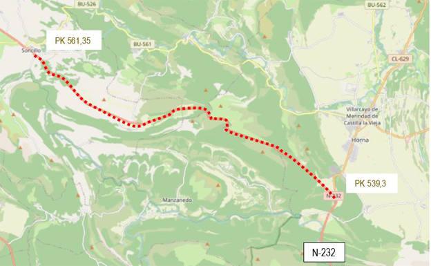 Adjudican las obras de rehabilitación del firme de la carretera entre Incinillas y Soncillo