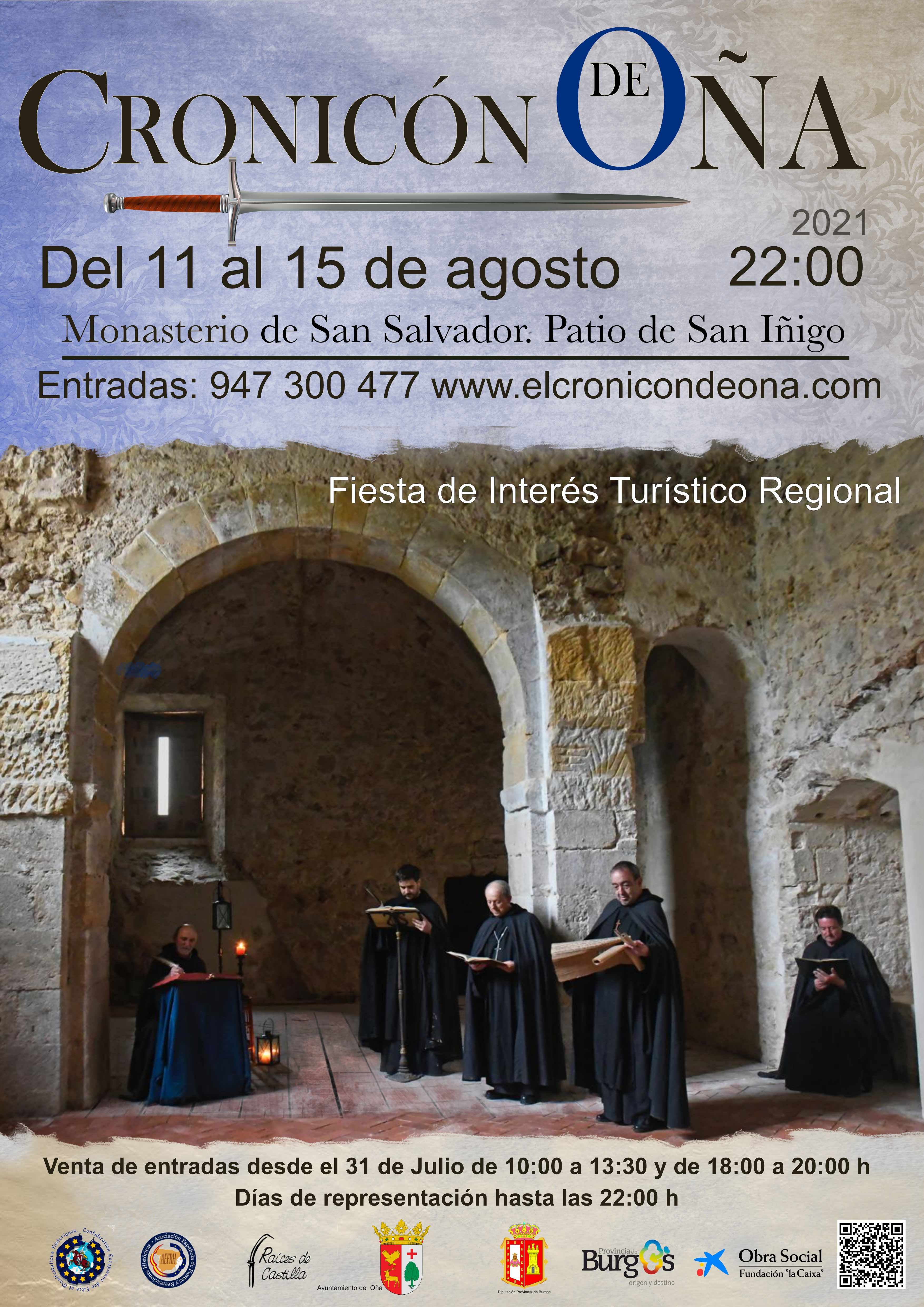 El Cronicón de Oña regresa al aire libre del 11 al 15 de agosto