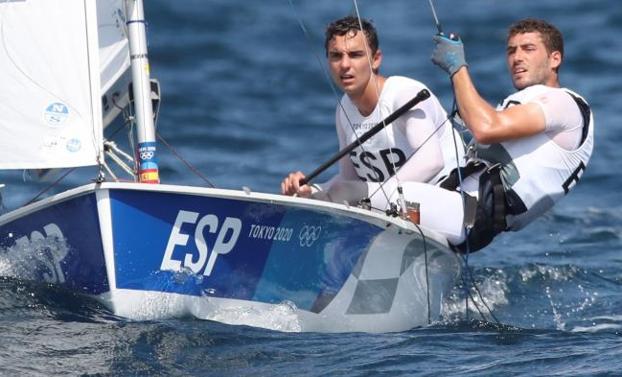 Jordi Xammar y Nico Rodríguez, última opción de medalla para la vela española