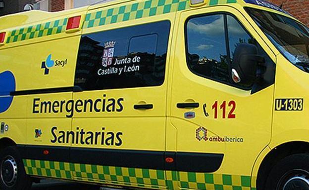 Dos heridos en una colisión frontal en Cardeñajimeno