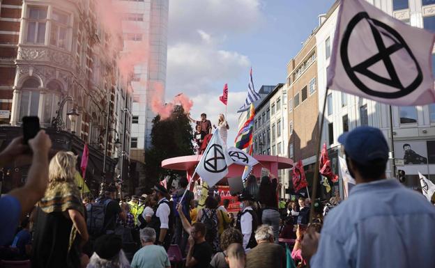 Los ecologistas planean bloquear a diario la City de Londres