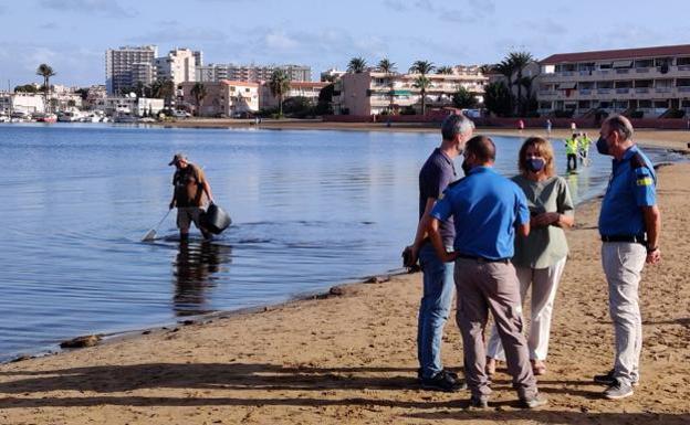 Ribera y López Miras acuerdan trabajar unidos para salvar el Mar Menor