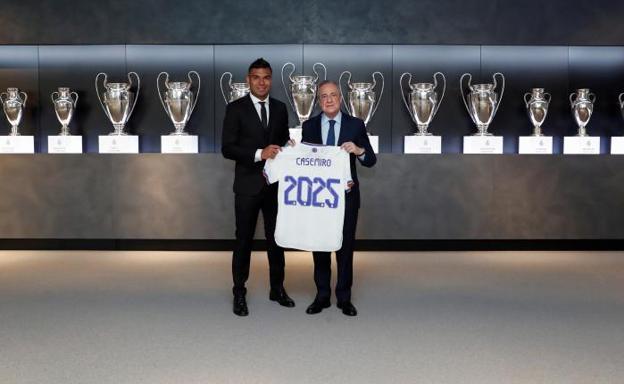 El Real Madrid renueva a Casemiro hasta 2025