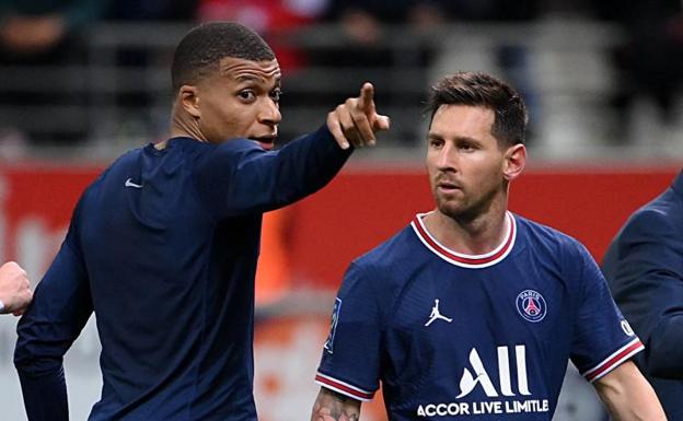 Mbappé golea por partida doble en el debut de Messi con el PSG