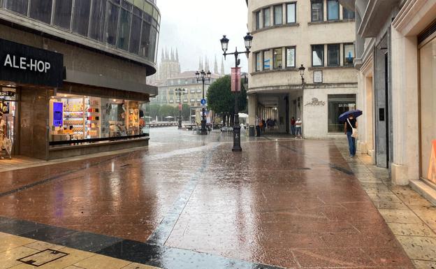 La DANA deja la primera tromba de agua en Burgos