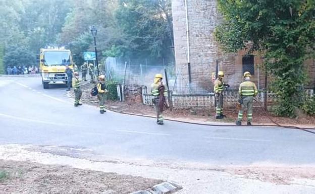 Extinguido un incendio iniciado en una vivienda abandonada de Montejo de Cebas