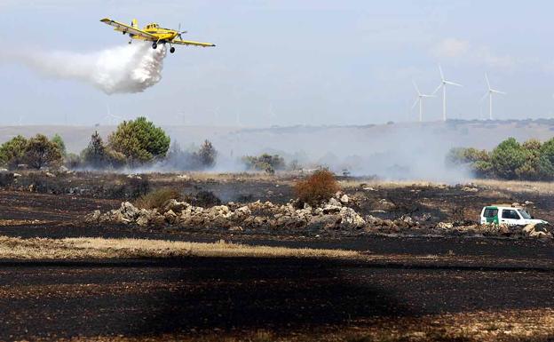 Extinguido el incendio de Las Rebolledas, que ha calcinado más de 50 hectáreas