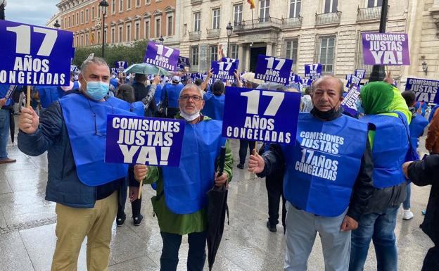 Los loteros de Burgos alzan la voz en Madrid y exigen un aumento de las comisiones