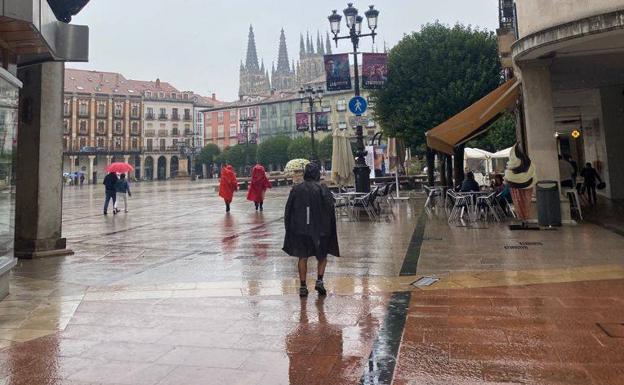 Protección Civil activa los avisos de nivel amarillo por lluvias y tormentas en Burgos