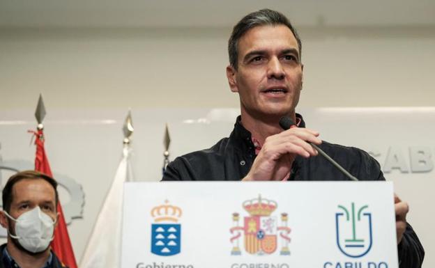 Pedro Sánchez anuncia que acelerarán las ayudas para La Palma