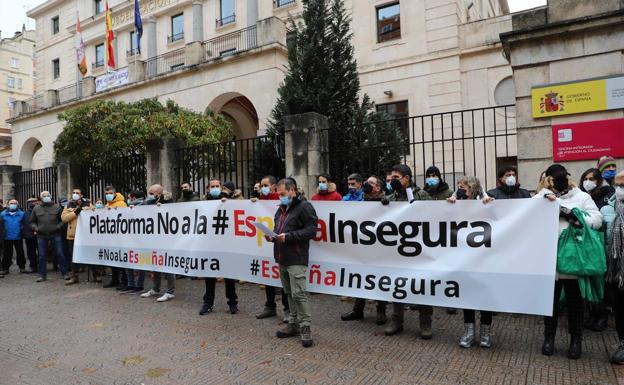 Protesta contra la 'España insegura' que creará la «peligrosa» reforma de la Ley Mordaza