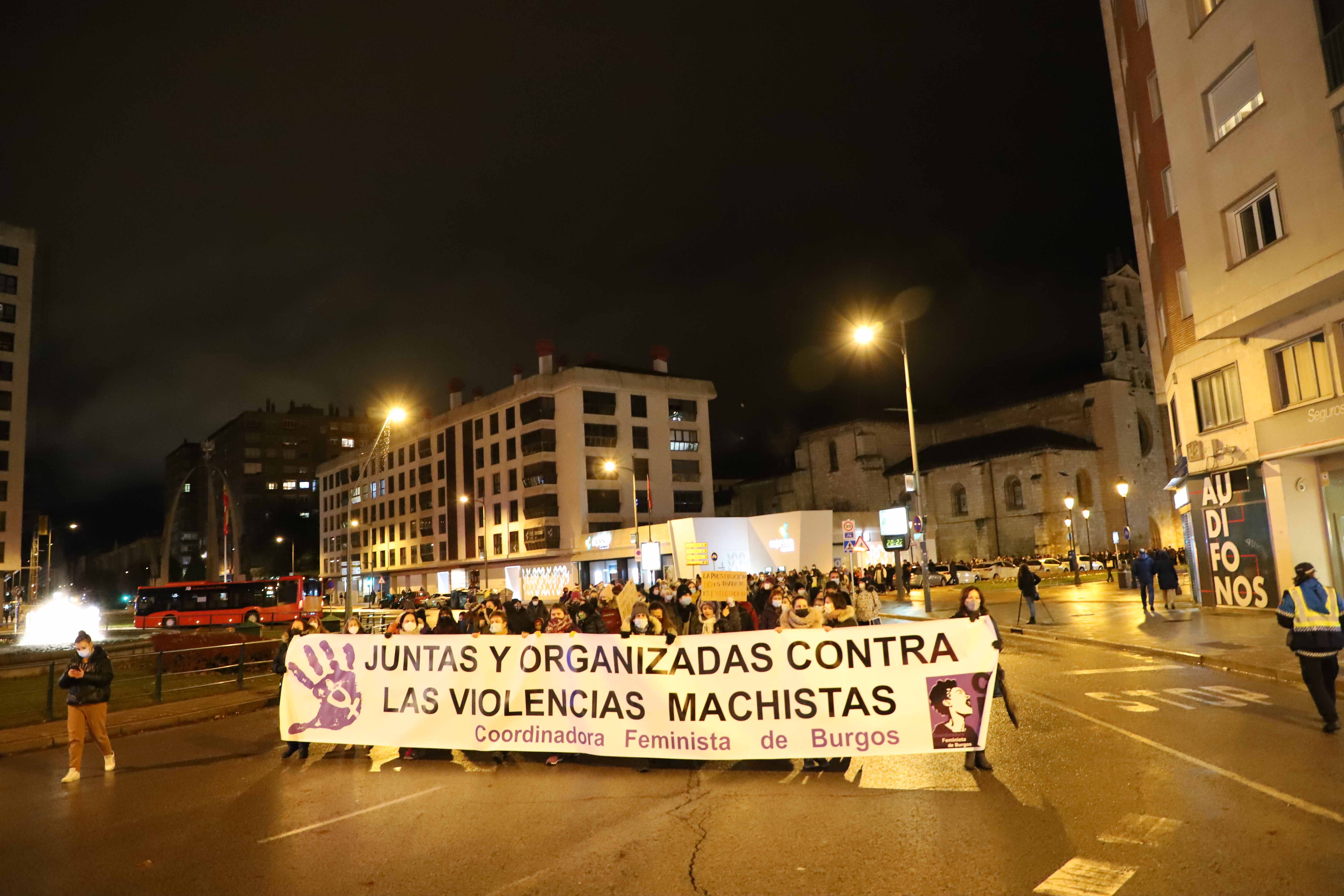 Manifestación del 25N en Burgos