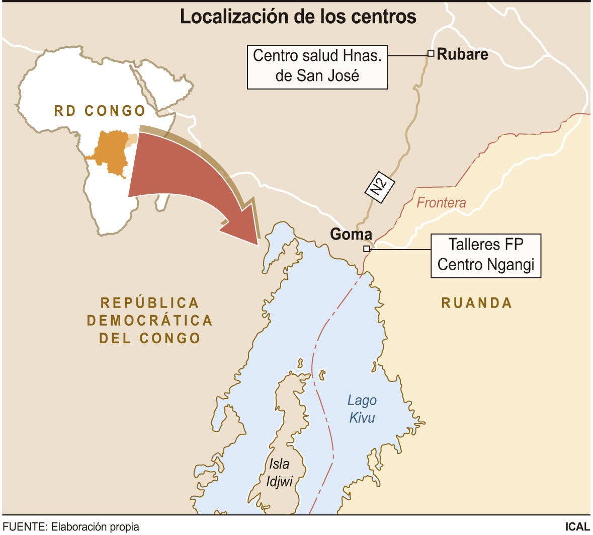 La esperanza tiene nombre burgalés en el infierno del Congo