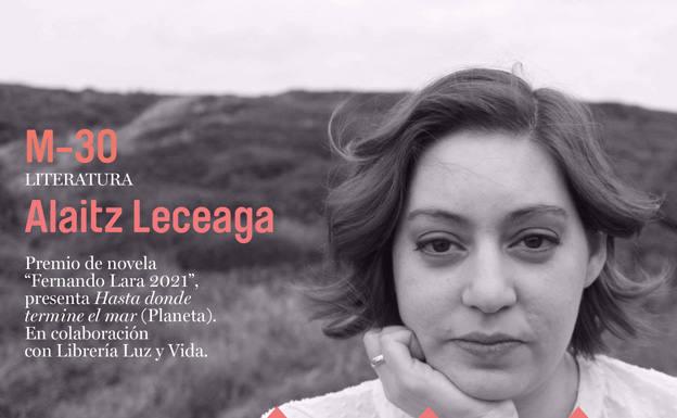 La escritora Alaitz Leceaga presenta en Burgos su libro 'Hasta donde termina el mar'