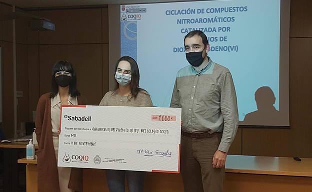 Sara Gómez Gil, primer premio del concurso de TFG en la Facultad de Ciencias