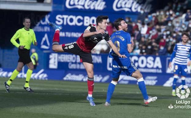 Un gol en el tiempo añadido castiga a un Mirandés que mereció, al menos, un punto