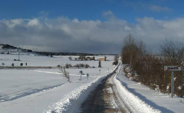 El riesgo de nevadas y el deshielo ponen el norte de Burgos en aviso amarillo