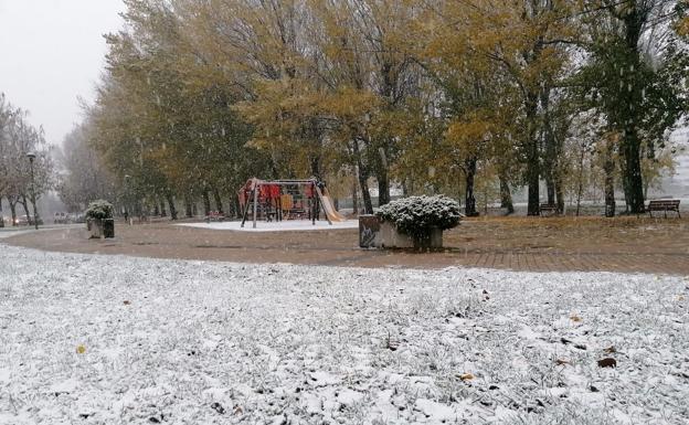 Noviembre dejó frío, lluvia y las primeras nieves en Burgos