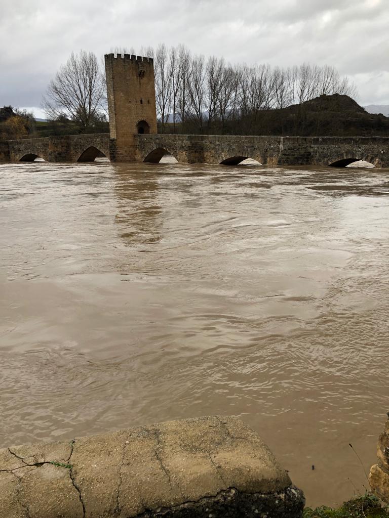 El agua se retira de Las Merindades y Miranda