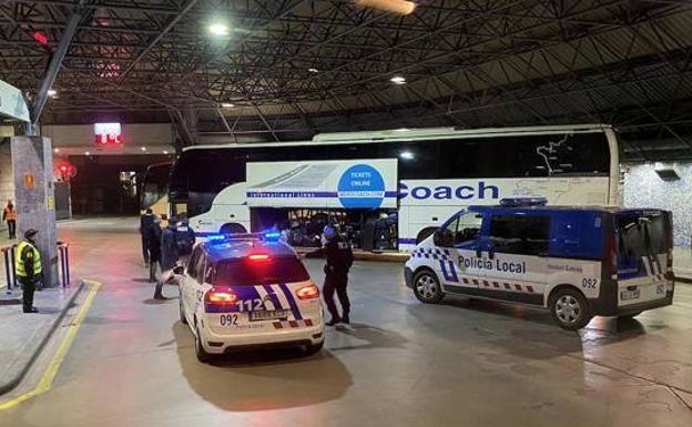 Un perro de la Policía Local encuentra hachís en un autobús en Burgos