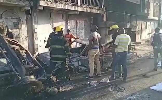Más de 60 muertos por la explosión de un camión cisterna en Haití