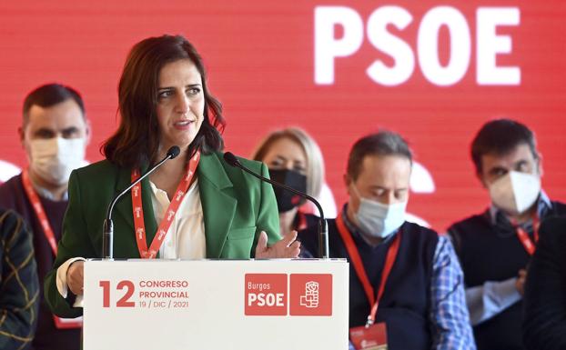 Esther Peña, reelegida secretaria general del PSOE de Burgos con el 94% de los votos