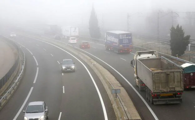 Protección Civil alerta por nieblas en Burgos este jueves