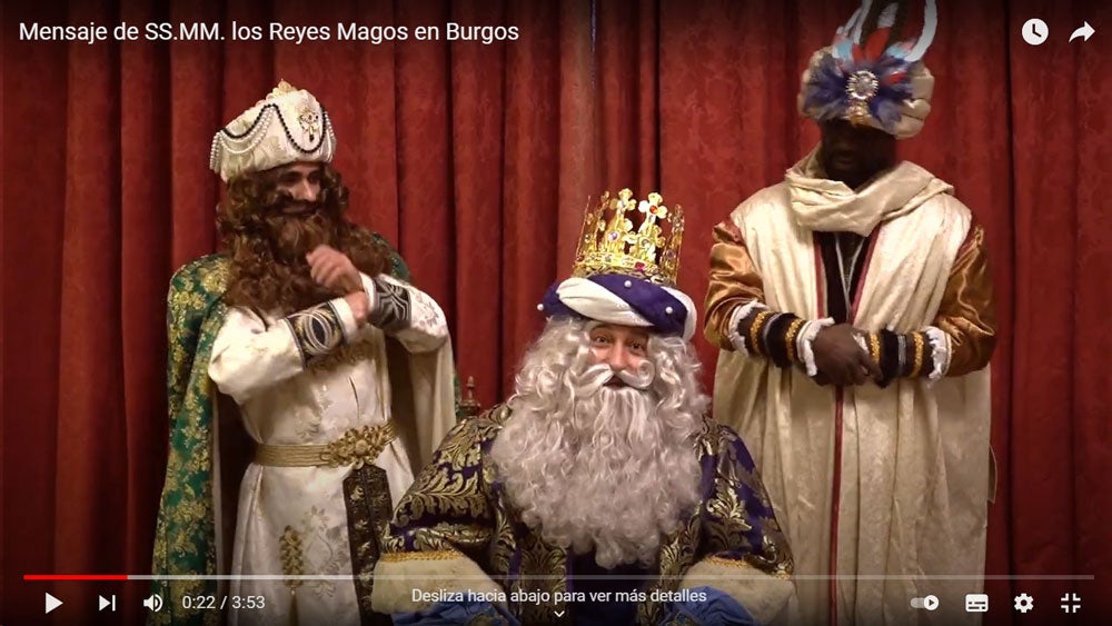 Los Reyes Magos dejan unas palabras para los niños burgaleses