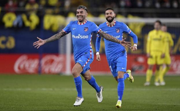 El golazo de Correa en el trepidante empate entre Villarreal y Atlético