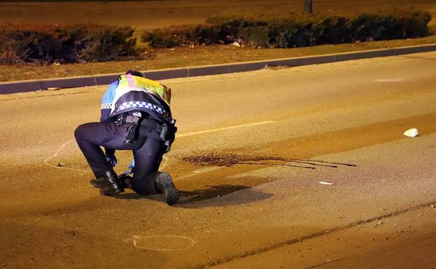 Muere una mujer atropellada por un turismo en la avenida Esteban Sáez Alvarado