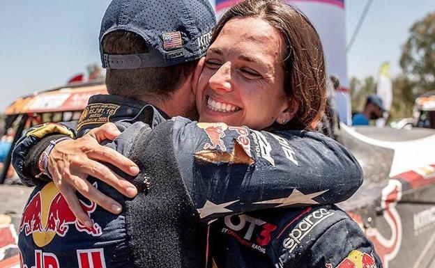 Cristina Gutiérrez, la primera mujer española en subir al podio del Dakar