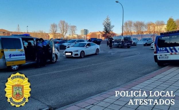 Sorprenden a un conductor circulando bajo los efectos de las drogas en Burgos
