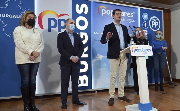 El PP de Burgos anuncia una campaña «en positivo» con la presencia de Mañueco, Casado, Ayuso y Feijoó