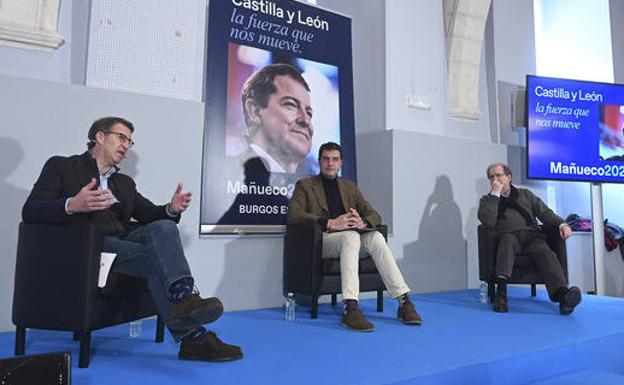 Feijóo anima en Burgos a votar «por la estabilidad» frente a una «menestra» de partidos