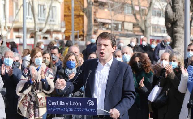 Mañueco llama a no fragmentar voto de centro derecha para evitar un Gobierno de quien pide «perdonar a los verdugos de ETA»