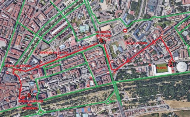 Una tractorada cortará varias calles al tráfico este martes en Burgos