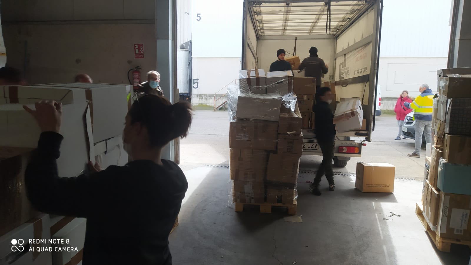 Sale el segundo cargamento de ayuda a Ucrania desde Burgos