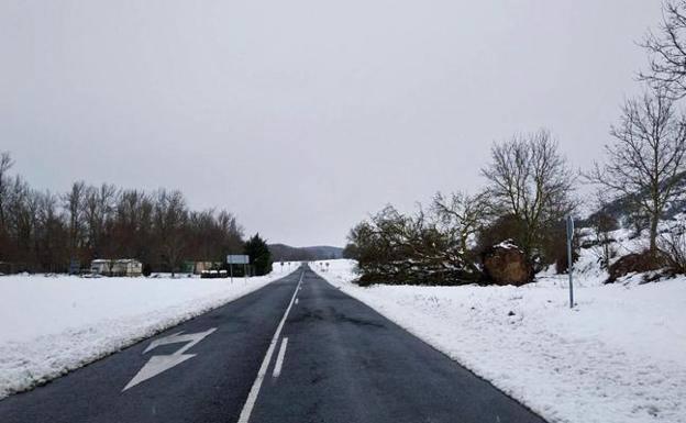 Burgos, en aviso amarillo por nieve este martes