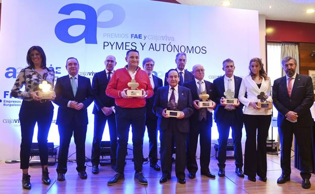 Seis empresas de Burgos, reconocidas con los Premios Pymes 2020 y 2022