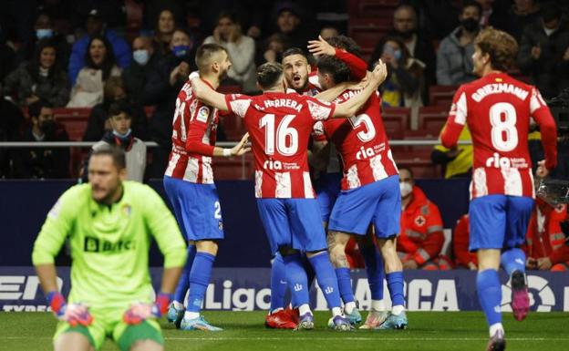 El Atlético fue más contundente que el Cádiz