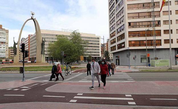 Denuncian la invasión y el «mal diseño» de la infraestructura ciclista en Burgos