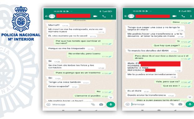 Alertan de una nueva estafa a través de WhatsApp en la que simulan ser un familiar en apuros