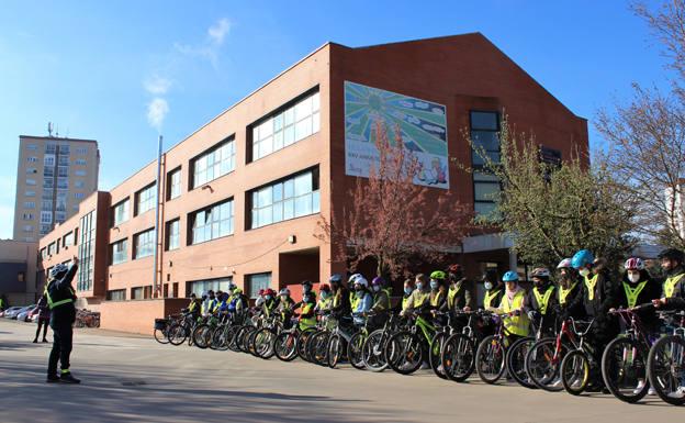 Burgos con Bici reanuda su actividad en los centros educativos