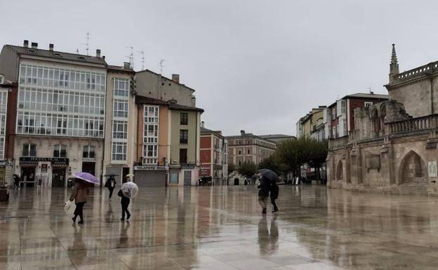 El frío y la lluvia regresan este martes a Burgos