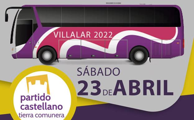 PCAS-TC pone autobuses desde Burgos para viajar a Villalar el sábado 23 de abril