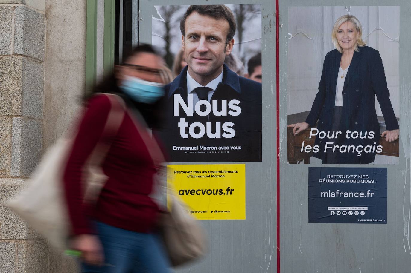 Macron y Le Pen confrontan sus programas